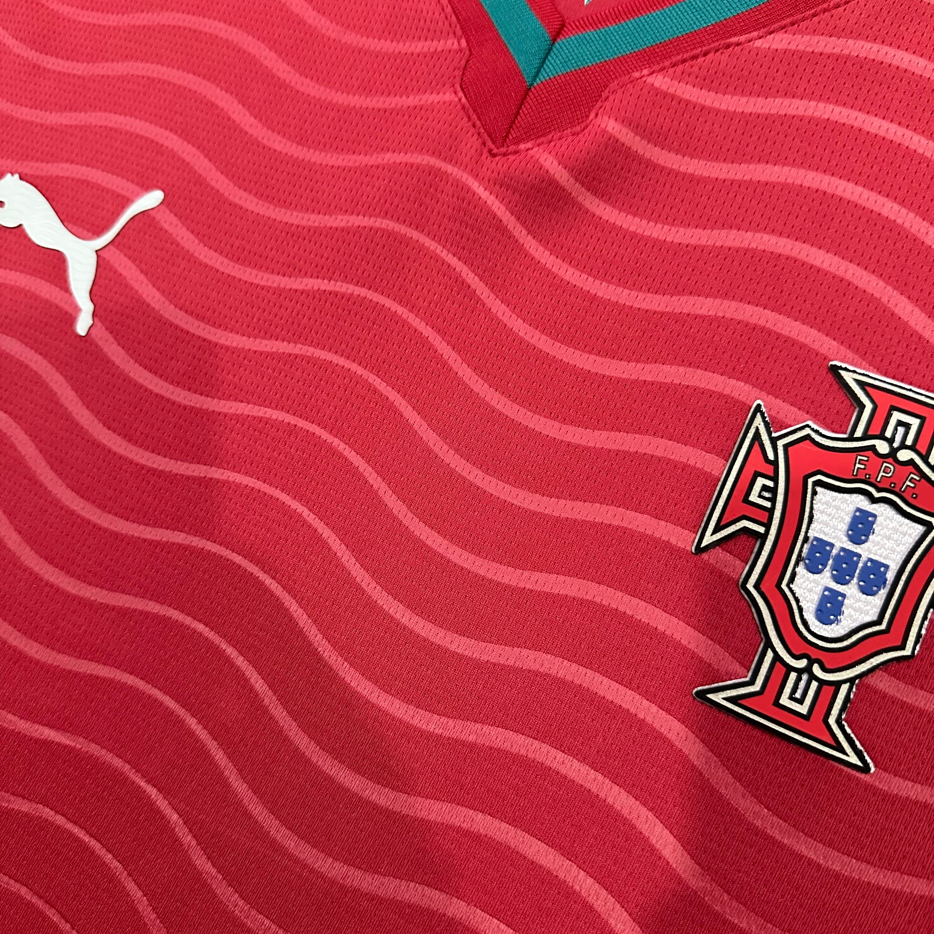 Jersey Local Portugal 26 Versión Aficionado Premium